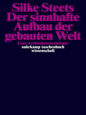 cover image of Der sinnhafte Aufbau der gebauten Welt